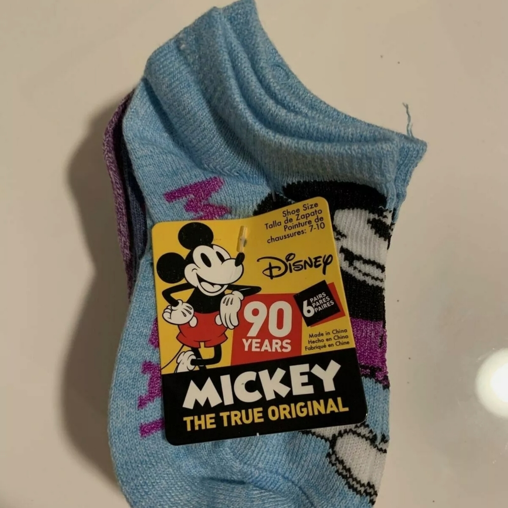 Mickey Mouse days of the week socks